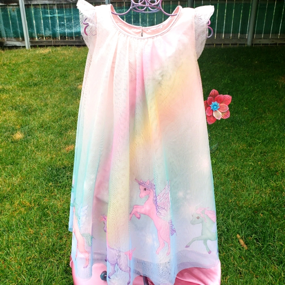 H & M Lacy Unicorn 3 layer dress 👗